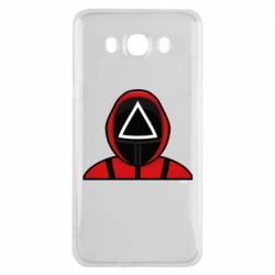 Чехол для Samsung J7 2016 Игра в кальмара Soldier - PrintSalon