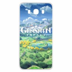 Чехол для Samsung J7 2016 Genshin Impact World