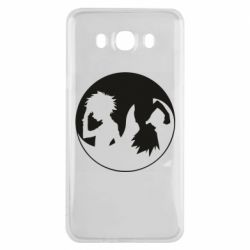 Чехол для Samsung J7 2016 Гун и Киллуа Инь Янь - PrintSalon
