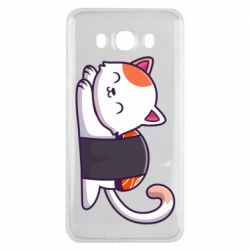 Чехол для Samsung J7 2016 Котик-суши - PrintSalon