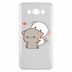 Чехол для Samsung J7 2016 Котики кохання
