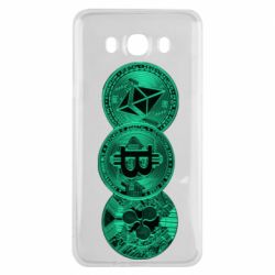 Чехол для Samsung J7 2016 Криптовалюта