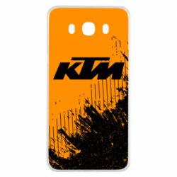 Чехол для Samsung J7 2016 KTM and grunge background