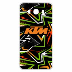 Чохол для Samsung J7 2016 KTM orange logo - PrintSalon