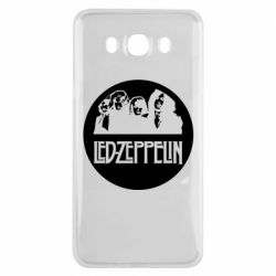 Чехол для Samsung J7 2016 Led Zeppelin in a circle