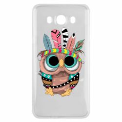 Чехол для Samsung J7 2016 Little owl with feathers