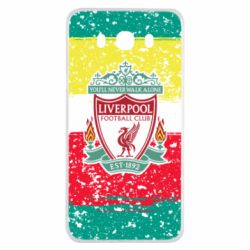 Чехол для Samsung J7 2016 Liverpool and logo colors
