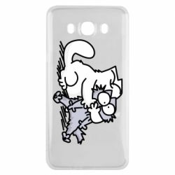 Чохол для Samsung J7 2016 Любов котів - PrintSalon