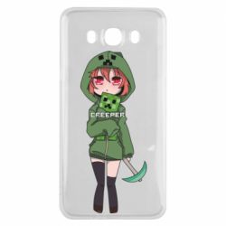 Чехол для Samsung J7 2016 Minecraft anime - PrintSalon