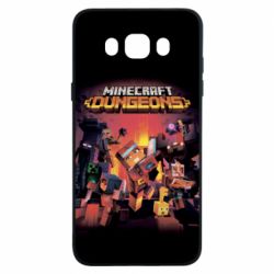Чехол для Samsung J7 2016 Minecraft Dungeons new - PrintSalon