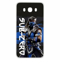 Чехол для Samsung J7 2016 Mortal Kombat  Sub-Zero - PrintSalon