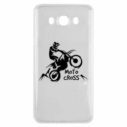 Чехол для Samsung J7 2016 Motocross sport - PrintSalon