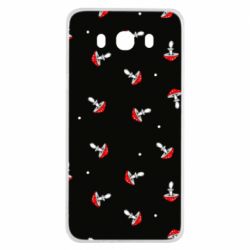 Чехол для Samsung J7 2016 Мухоморы
