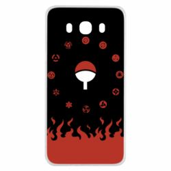 Чохол для Samsung J7 2016 Naruto Sasuke Uchiha Sharingan