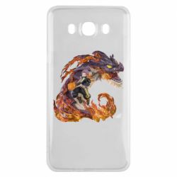 Чехол для Samsung J7 2016 Natsu with a dragon - PrintSalon