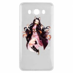 Чохол для Samsung J7 2016 Nezuko cat - PrintSalon