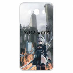 Чехол для Samsung J7 2016 Nier Automata 2B - PrintSalon