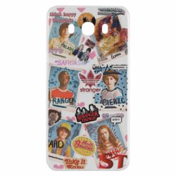 Чехол для Samsung J7 2016 Очень странные дела. Стикеры - PrintSalon