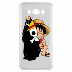 Чехол для Samsung J7 2016 One piece chibi Luffy - PrintSalon