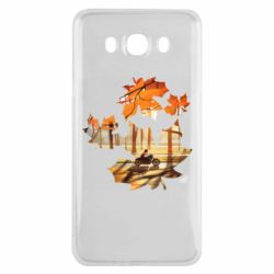 Чехол для Samsung J7 2016 Проезжая осень - PrintSalon