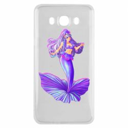 Чехол для Samsung J7 2016 Purple Mermaid Barbie