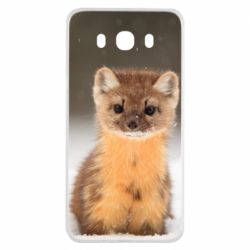 Чехол для Samsung J7 2016 Пушистая куница - PrintSalon
