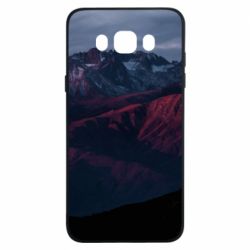 Чехол для Samsung J7 2016 Red mountains