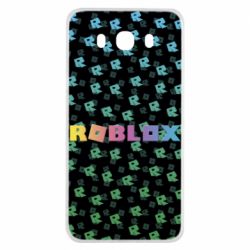 Чехол для Samsung J7 2016 Roblox And Logo 3D - PrintSalon