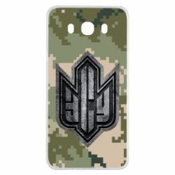 Чехол для Samsung J7 2016 РУССКИЙ ВОЕННЫЙ КОРАБЛЬ ІДІ НА ХУЙ! ВСУ - PrintSalon