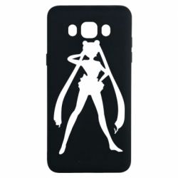 Чохол для Samsung J7 2016 Sailor Moon silhouette - PrintSalon