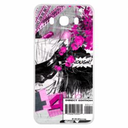 Чехол для Samsung J7 2016 Satoru gojo collage - PrintSalon