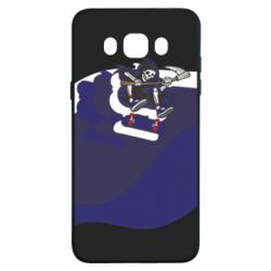 Чохол для Samsung J7 2016 Skater death - PrintSalon