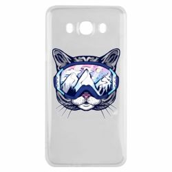 Чехол для Samsung J7 2016 Snowboard Cat