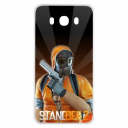 Чехол для Samsung J7 2016 Standoff 2 Terrorist in a gas mask - PrintSalon