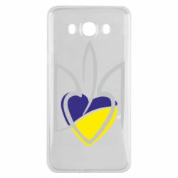 Чехол для Samsung J7 2016 Ukrainian heart - PrintSalon