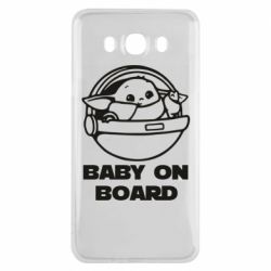 Чехол для Samsung J7 2016 Вaby on board
