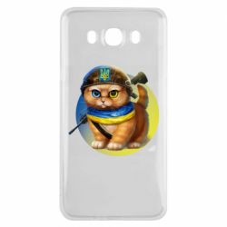 Чехол для Samsung J7 2016 Военный котик