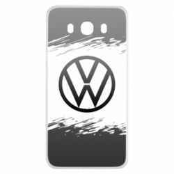Чохол для Samsung J7 2016 Volkswagen logo and grunge - PrintSalon