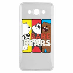 Чехол для Samsung J7 2016 We bare bears collage