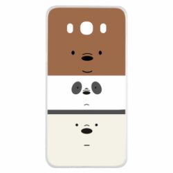 Чехол для Samsung J7 2016 We bare bears ice cream
