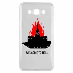 Чехол для Samsung J7 2016 Welcome to Hell - PrintSalon