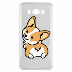 Чехол для Samsung J7 2016 Winking Corgi - PrintSalon