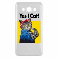 Чехол для Samsung J7 2016 Yes I Cat