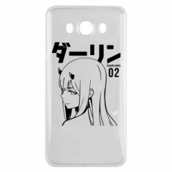 Чехол для Samsung J7 2016 Zero Two Girl - PrintSalon