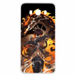 Чохол для Samsung J7 2016 Zhongli Geo Archon Morax - PrintSalon
