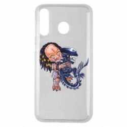 Чехол для Samsung M30 Alien vs Predator - PrintSalon