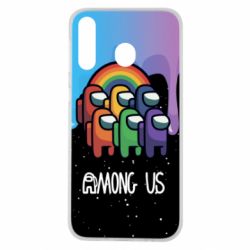 Чехол для Samsung M30 Among Us art paints - PrintSalon