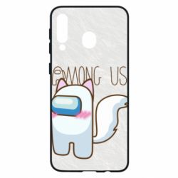 Чохол для Samsung M30 Among us cute cat - PrintSalon