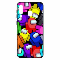 Чехол для Samsung M30 Among us multicolored - PrintSalon