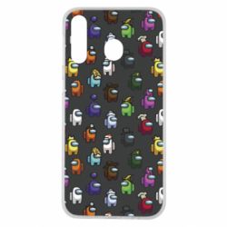 Чехол для Samsung M30 Among Us Pattern - PrintSalon